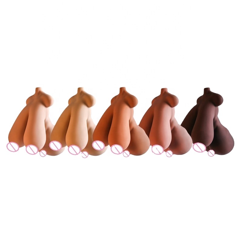 CLM(Climax Doll) 2021 37cm(14.5n) Huge Big Breast Torso Half Real Feeling LIfelike Vagina Anal Sex Dolls for Men Masturbating