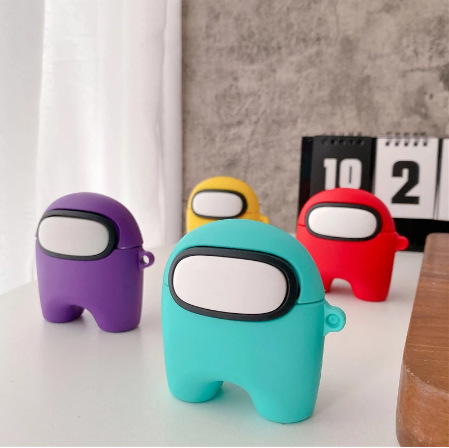 Популярная игра среди нас для Airpods милый чехол 3D Мягкий силиконовый чехол для наушников 1/2 для Airpods Case Pro