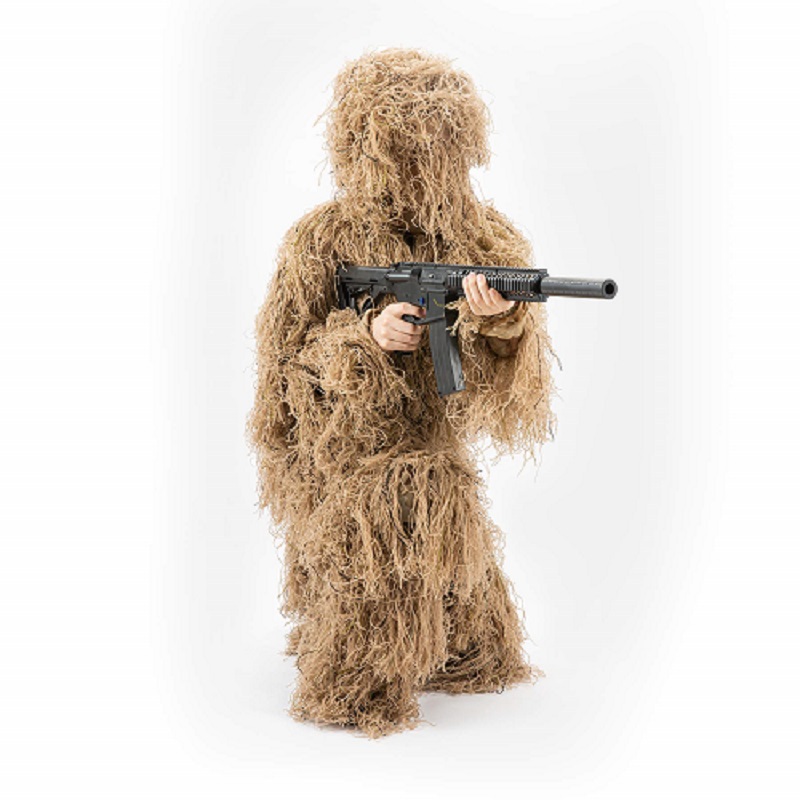Новый модный Уникальный костюм Gilli охотничий снайперский военный костюм Ghillie камуфляжная Маскировка одежда