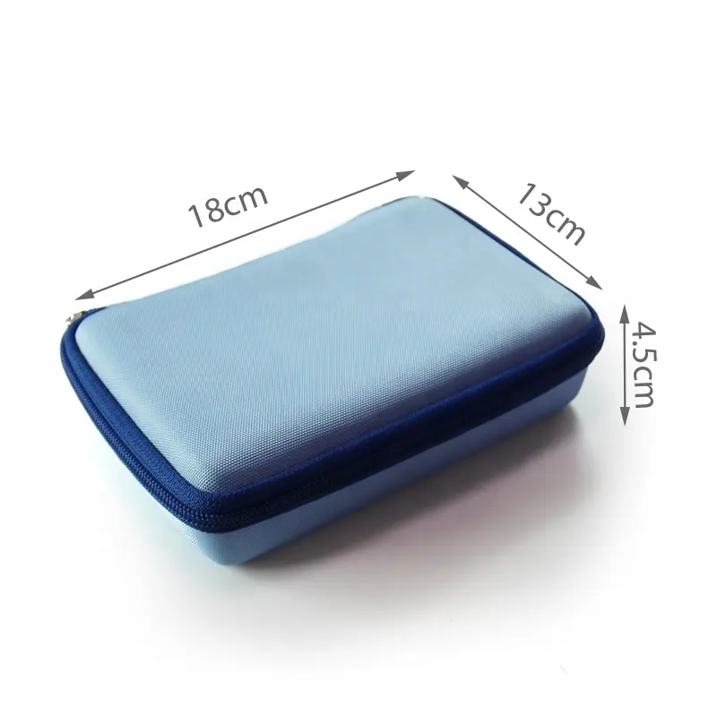 Waterproof Custom Hard Shell SD Memory Card EVA Cases Micro SD Cards Case Storage Pocket Pouch Box With Elastic Holder