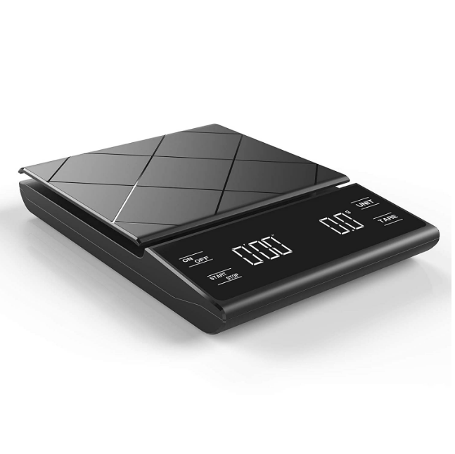 Coffee Scale with Timer - Digital Multifunction Weighing Scale with 3kg/0.1g High Precision - Pour Over Drip - Espresso Scale