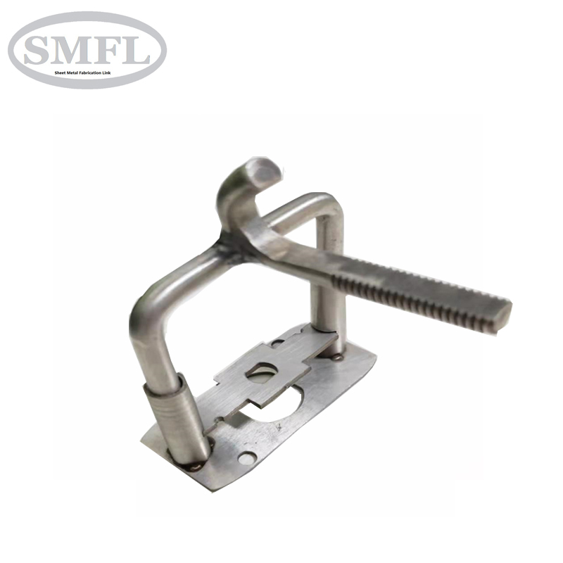 SMFL Custom SNC Bending Sheet Stainless Steel Metal Fabrication Steel Metal Parts