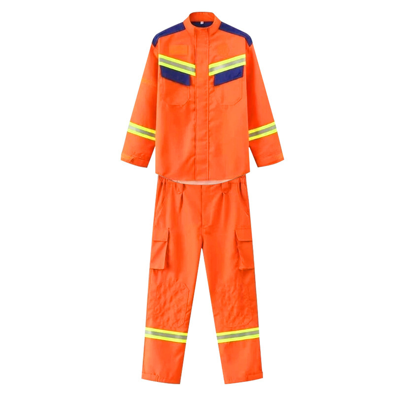Winter Relief Thickened Flame Retardant Firefighter Suit Clothing Work Wear Workwear Uniform