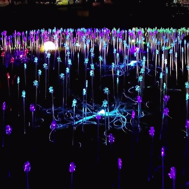 Waterproof Outdoor Landscape Holiday Wedding Decoration Lamp Garden Fiber Optic Light