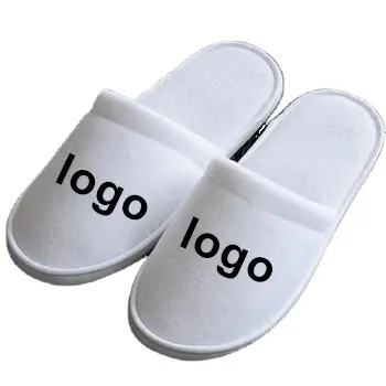 Hotel Disposable Slippers Unionpromo Custom EVA Plush Slipper Disposable Hotel Slippers