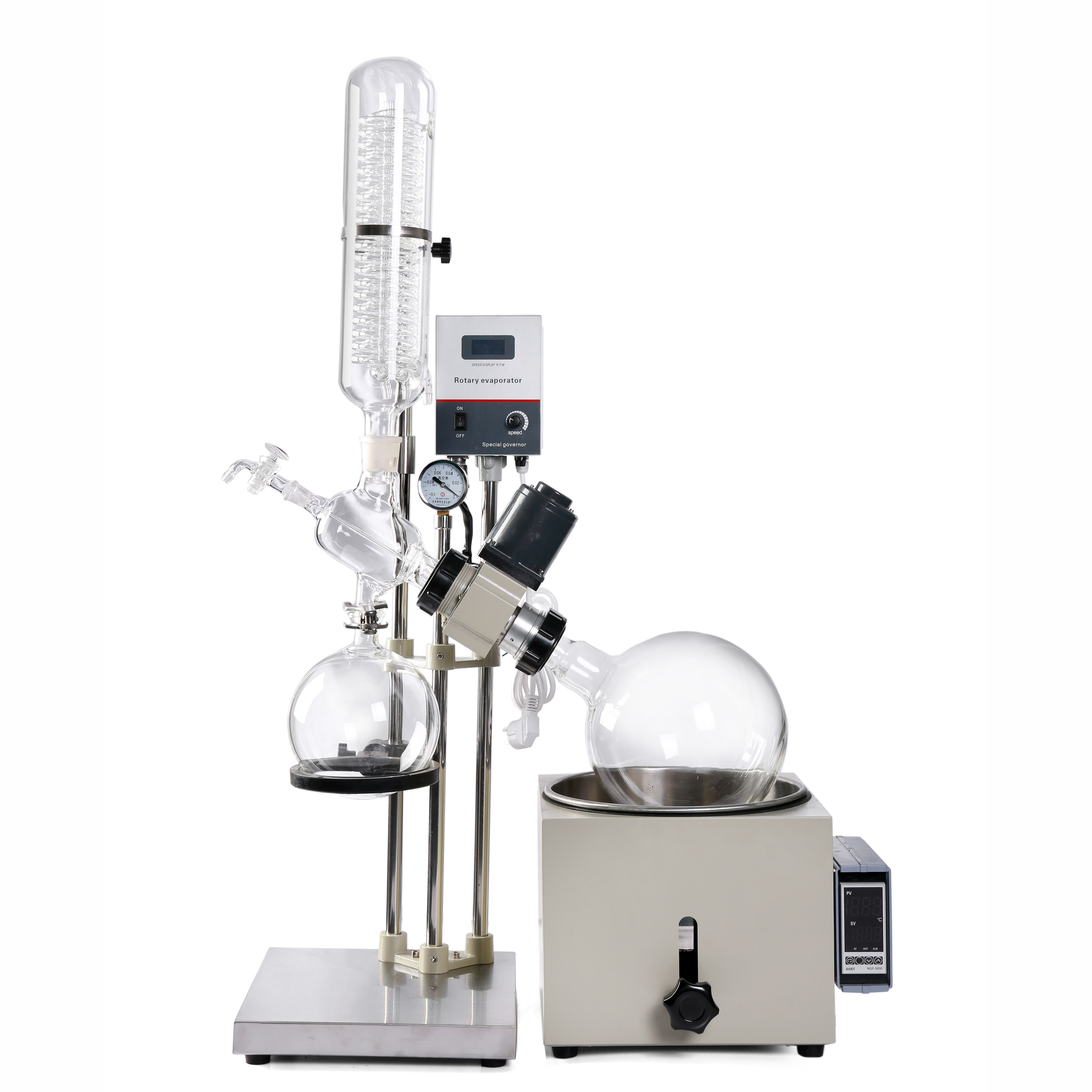 Утверждение CE лаборатории алкоголя/ethonal/дистилляции воды мини Rotovap 0.5L 1L 2L с контроль температуры, интеллигентая (ый) RE-201D
