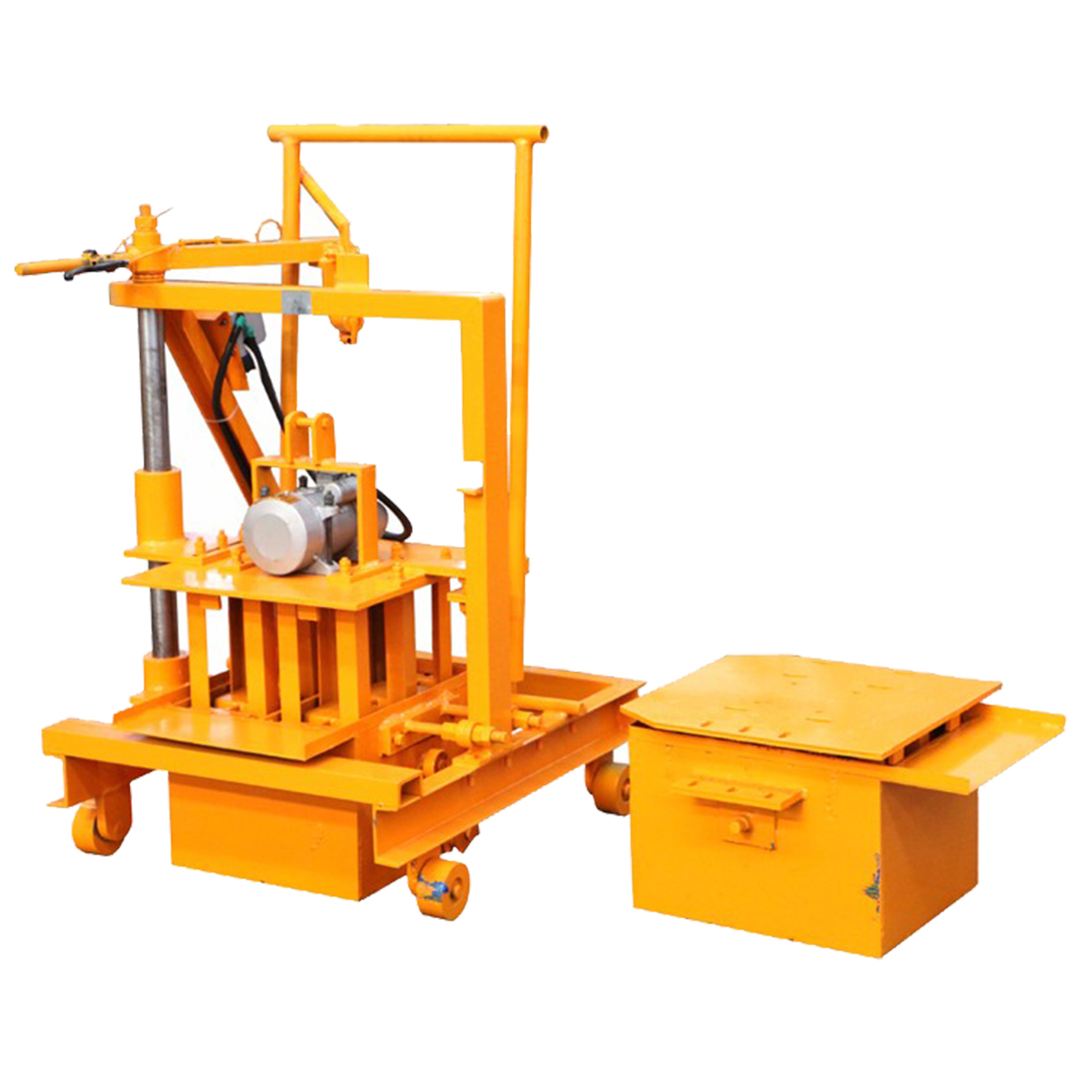 Small Mobile Building and Construction Qquipment Concrete Brick Making Machine