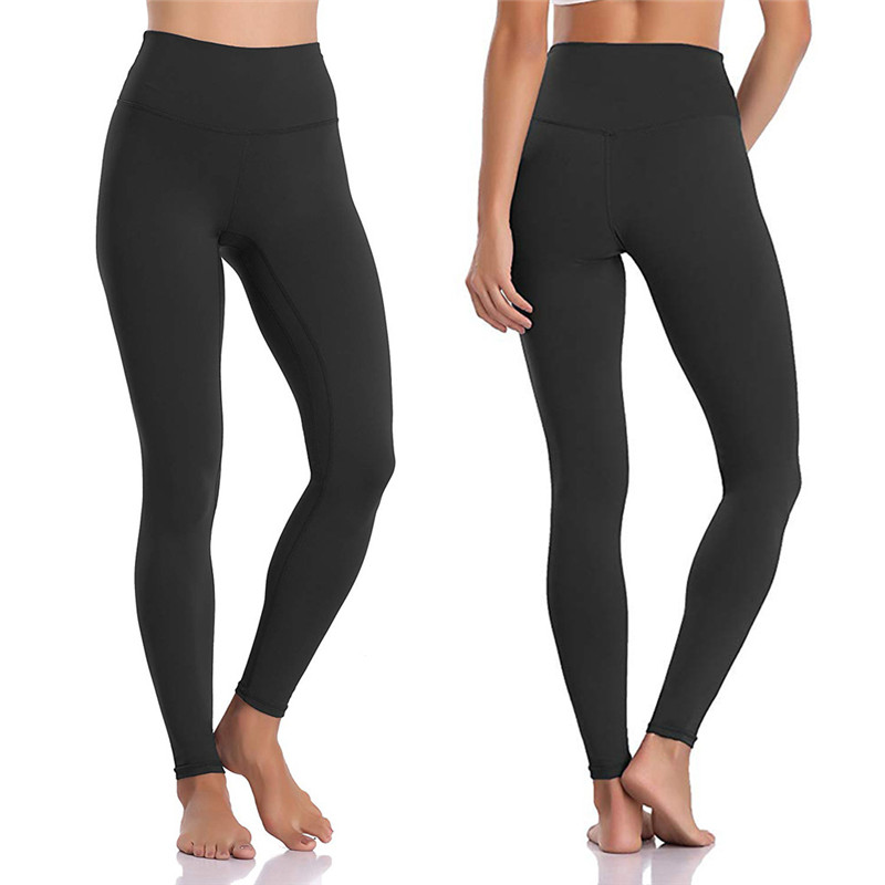 Fashion High waist fitness polyester Womens Leggings sport pants