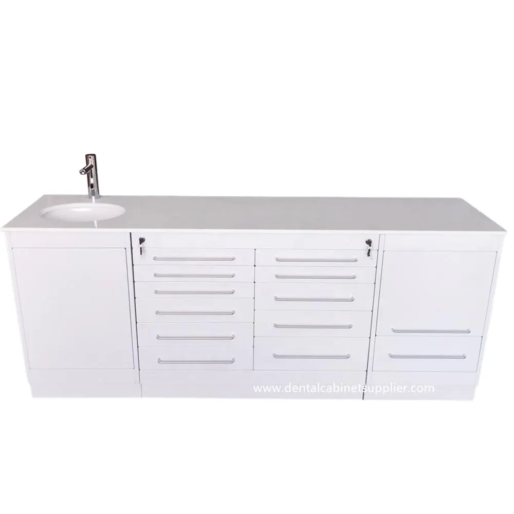 Stainless Steel Dental Office Cabinet With Drawer For Dental