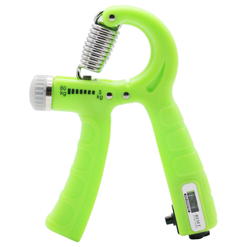 Hot Sale High Quality Adjustable Hand Grip Exerciser with Counter and Finger Power Set Gym Equipment