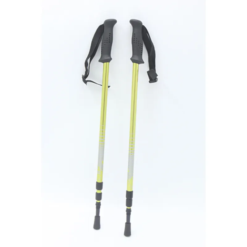 Portable Light Weight Telescopic Hiking Stick Anti-skid Walking Stick Anti-shock Trekking Pole 3 section Alpenstock For Hiking