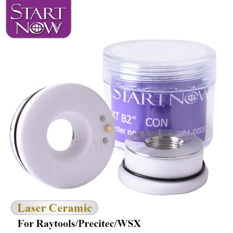 Startnow Laser Ceramic 28mm 32mm KT B2 CON For Precitec WXS HANS Raytools Fiber Machine Head Nozzle Holder Laser Equipment Parts