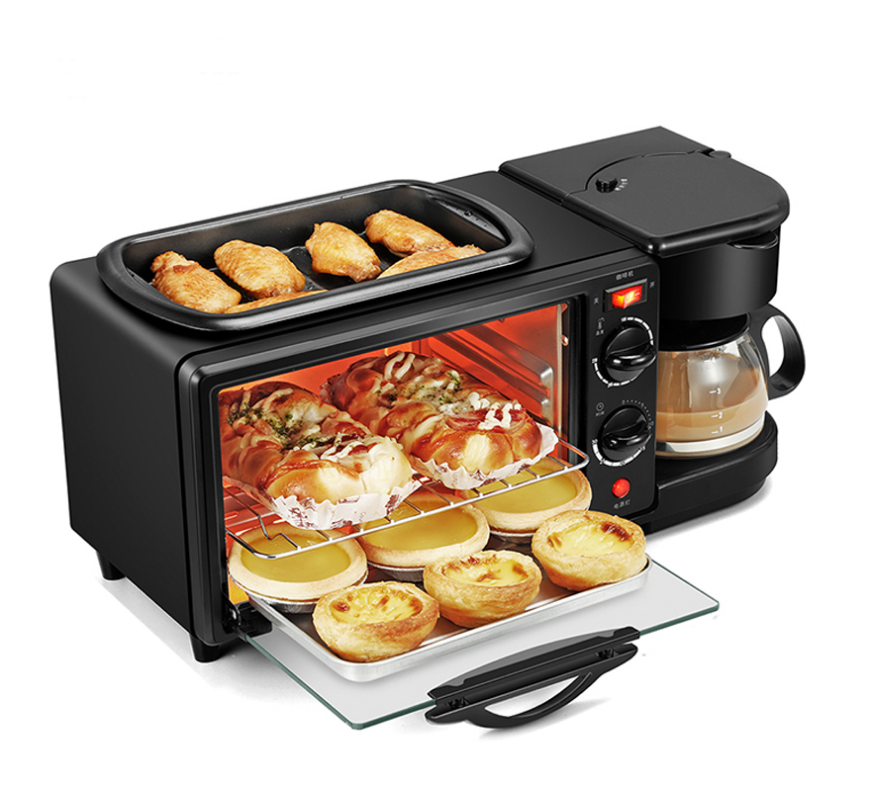 High Effciency Electric Bear Beach Mini Multi Function Bread Sandwich Grill Breakfast Maker Machine 3 in 1 Breakfast Makers