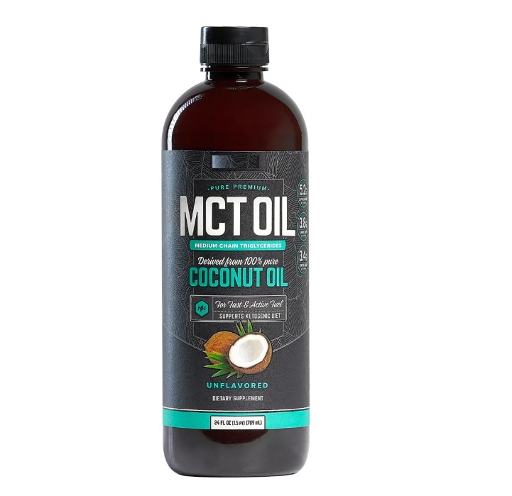 Собственная марка, 100% чистое органическое MCT масло, Экстра девственное Рафинированное пищевое кокосовое масло