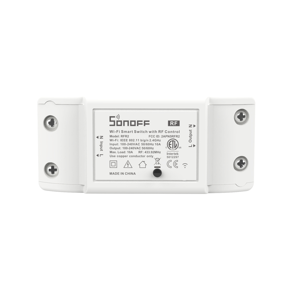 Sonoff Rfr2 Wifi Smart Wireless Switch With Rf Receiver For Smart Home,Compatible With Alexa & Google Home Assistant