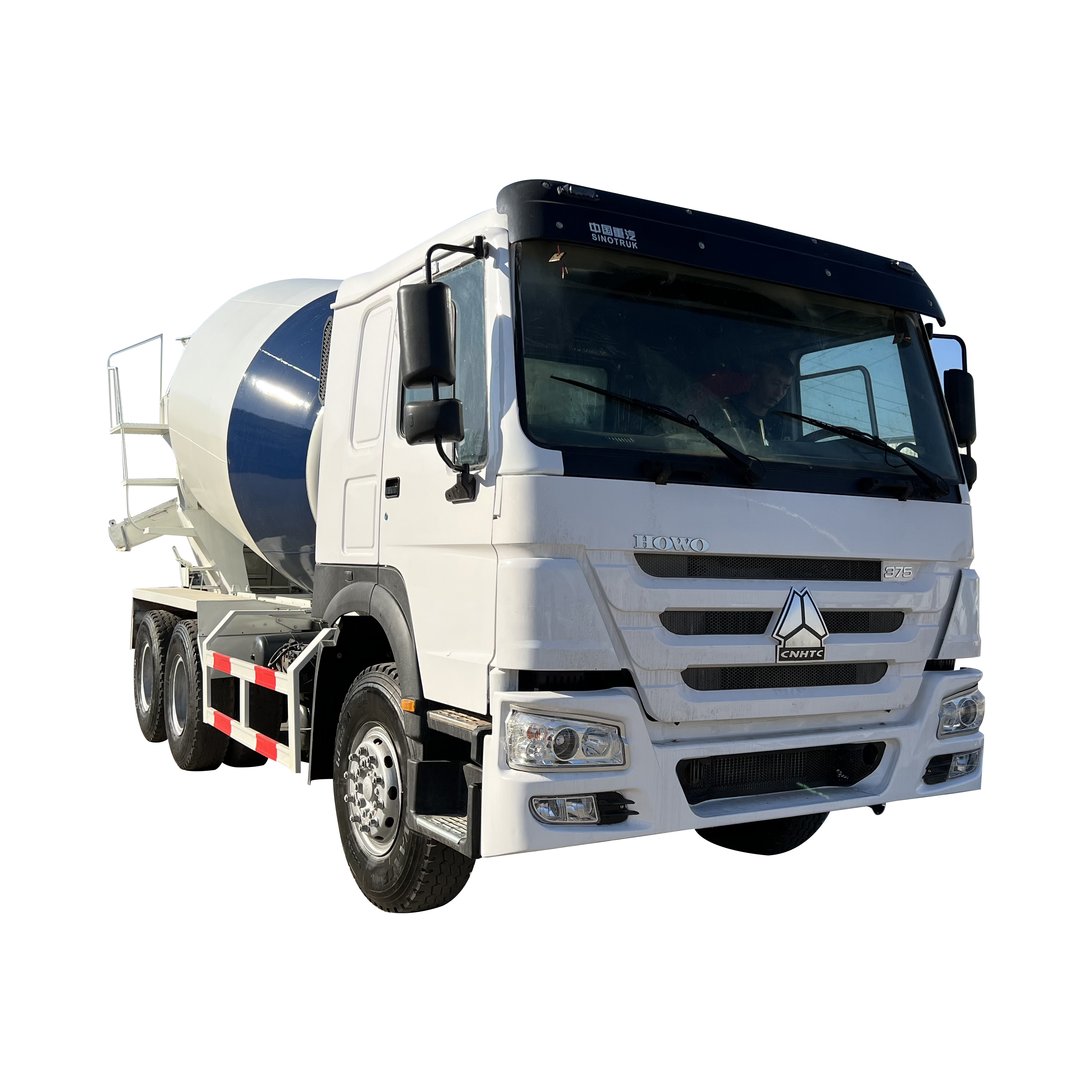 Howo 6x4 оригинальная дизельная бетономешалка, 12 кубических метров, 10 колес, бетономешалка с новым резервуаром