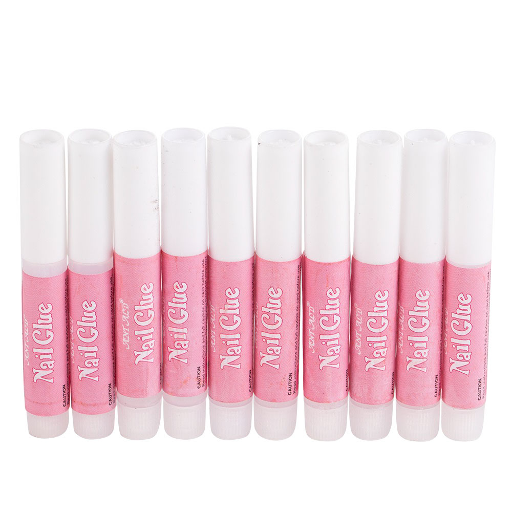 10 pcs Nail Accessories False Nail Extension Mini Beauty Nail Glue False Art Decorate Tips Acrylic Glue