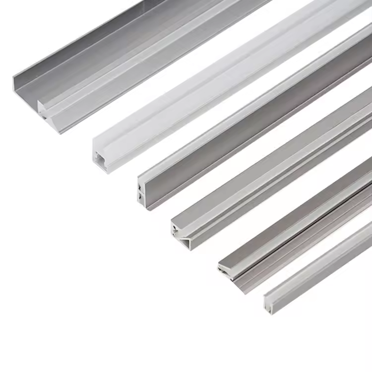 Aluminium Profile For Led Lighting Strip Recessed Mounted Aluminum Channel Diffuser Light LED Profile