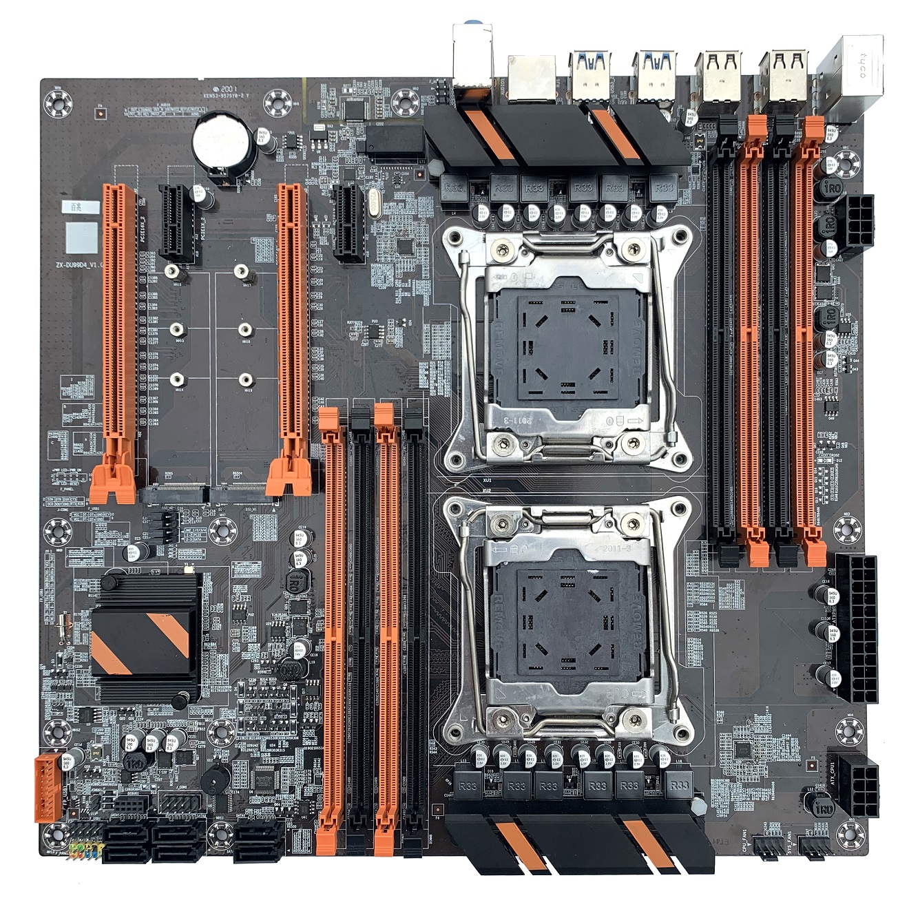 Игровая материнская плата X99 Dual LGA 2011 CPU 8 * DDR4 ATX architecture (29x28 см)