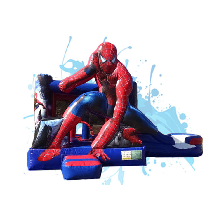 inflatable water jumping spider man bouncy castle slide commercial kids inflatable bounce combo bounce house spiderman bouncer