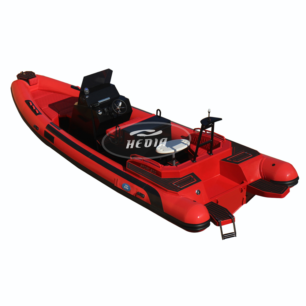 RHIB 8m ORCA hypalon aluminum hull deep v luxury yacht boat sport 800 boat gommone con due motori