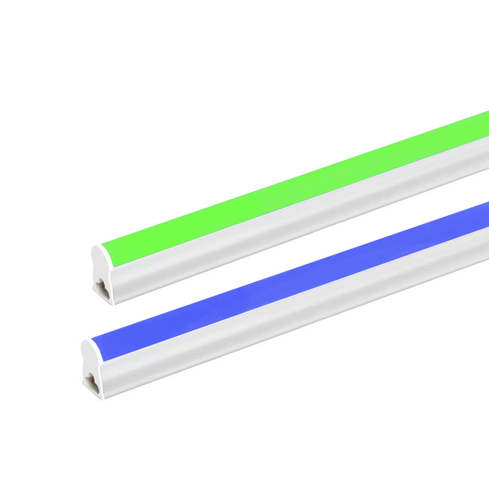 Светодиодная лампа-ТРУБКА T8 T5 RGB, меняющая цвет, красная, зеленая, синяя, интегрированная, RGBW, 2 фута, 3 фута, 4 фута, 18 Вт