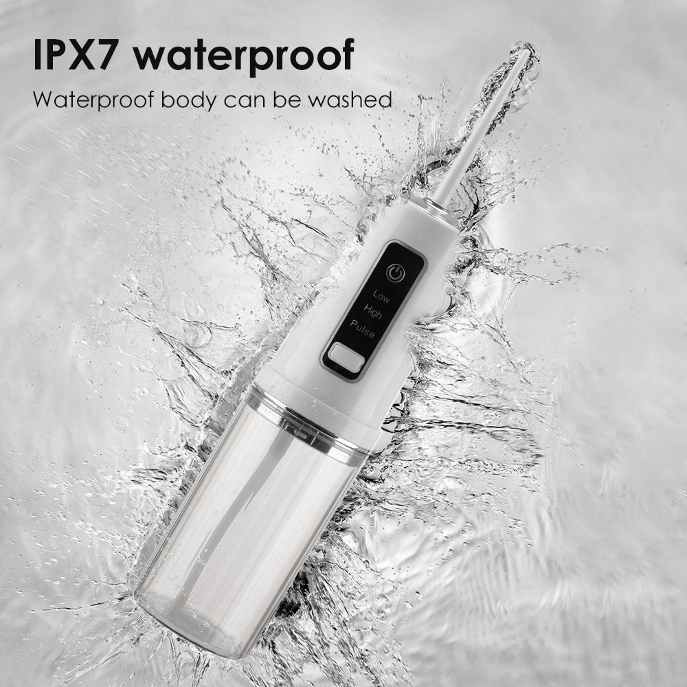 New Waterproof Water Flosser For Teeth Cordless Powerful Water Teeth Cleaner Pick Rechargeable Oral Irrigator Home Use Travel
