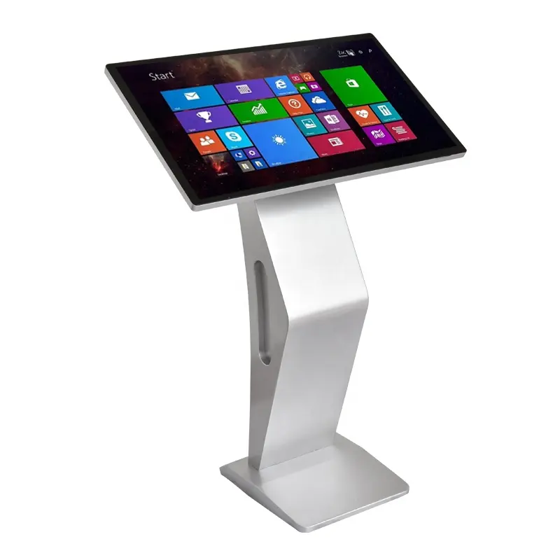 SYET 22 Inch Kiosk Display Stand Android Tablet Kiosk Capacitive Touch Screen Self-sevice Kiosk For Mall Supermarket Subway 16:9