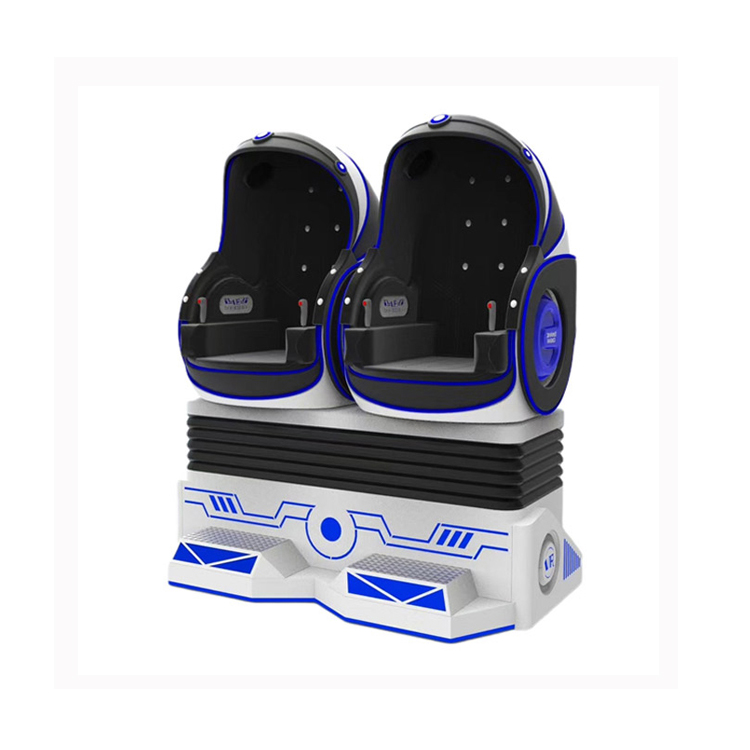 Electronic Cylinders 2-Seat 9D VR Pod Roller Coaster Simulation Dynamic Fun Virtual Reality Cinema For Sales