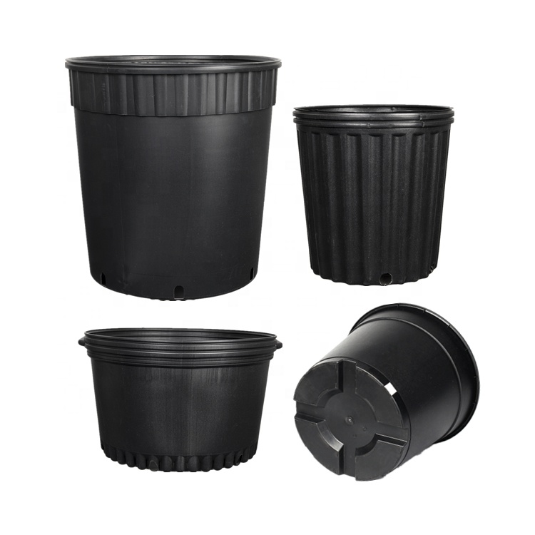 Садовый цветочный горшок Plactis Pp 1, 2, 3, 5, 7, 10 галлонов, переработанный мягкий экологически чистый прозрачный горшок для растений