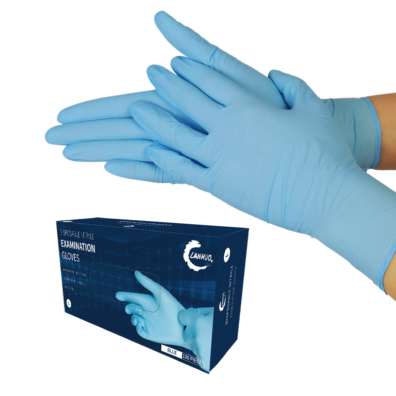 Dutch Spot Nitrile Gloves Powder Free Gloves Disposable Laboratory Medical Guantes