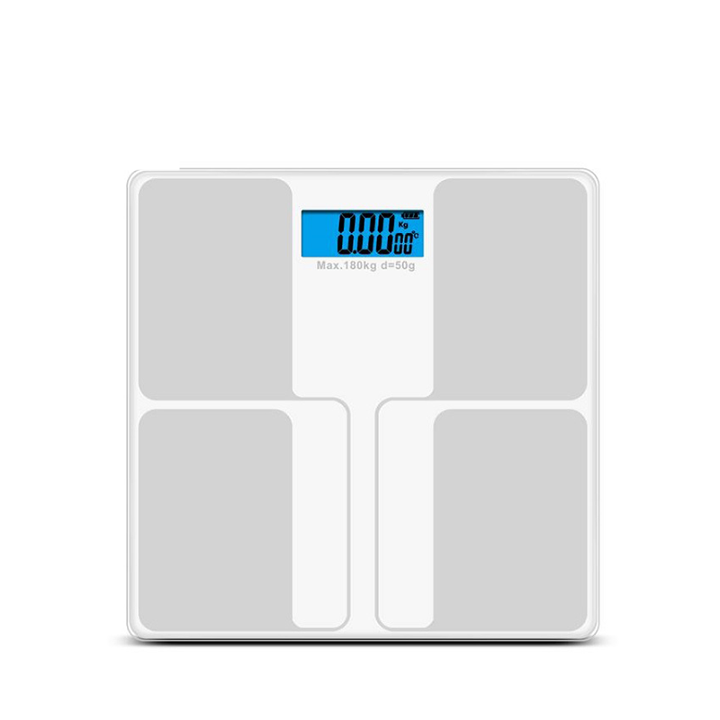 Stock Products Tempered Glass ABS Plastic 180kg Auto Recognition Anti Slip Body Weight Digital Bathroom Scale