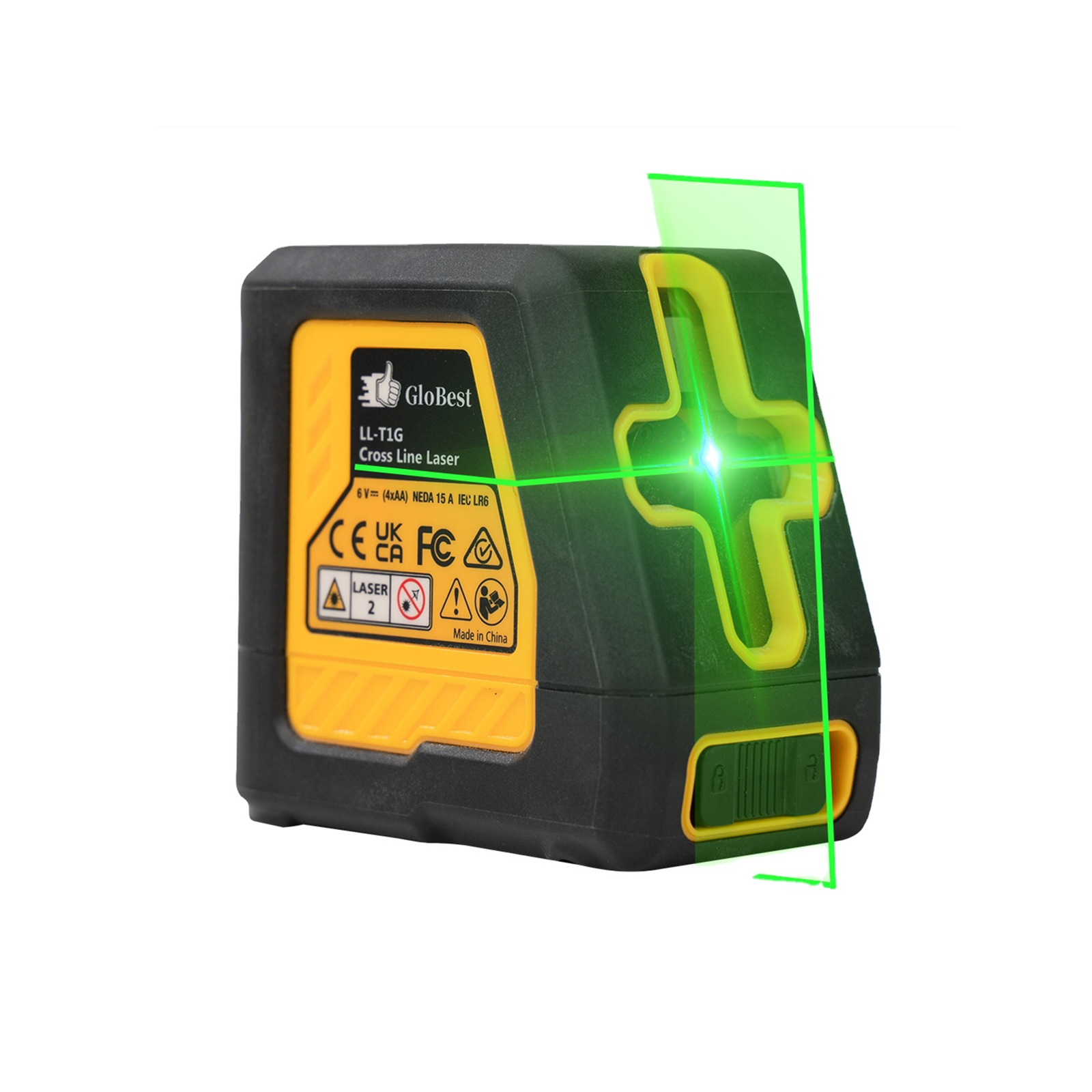 2 Lines Laser Level Self-Leveling Horizontal&Vertical Cross Line Green Light with Magnetic Bracket