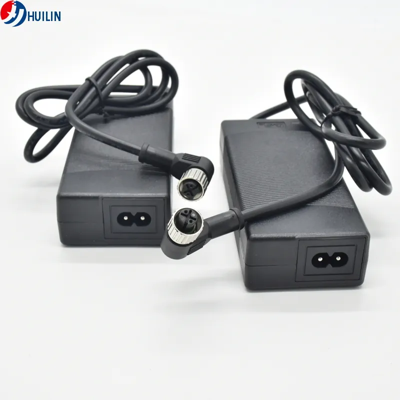 Power plug M12 to adapter connector electrical M12 waterproof cable