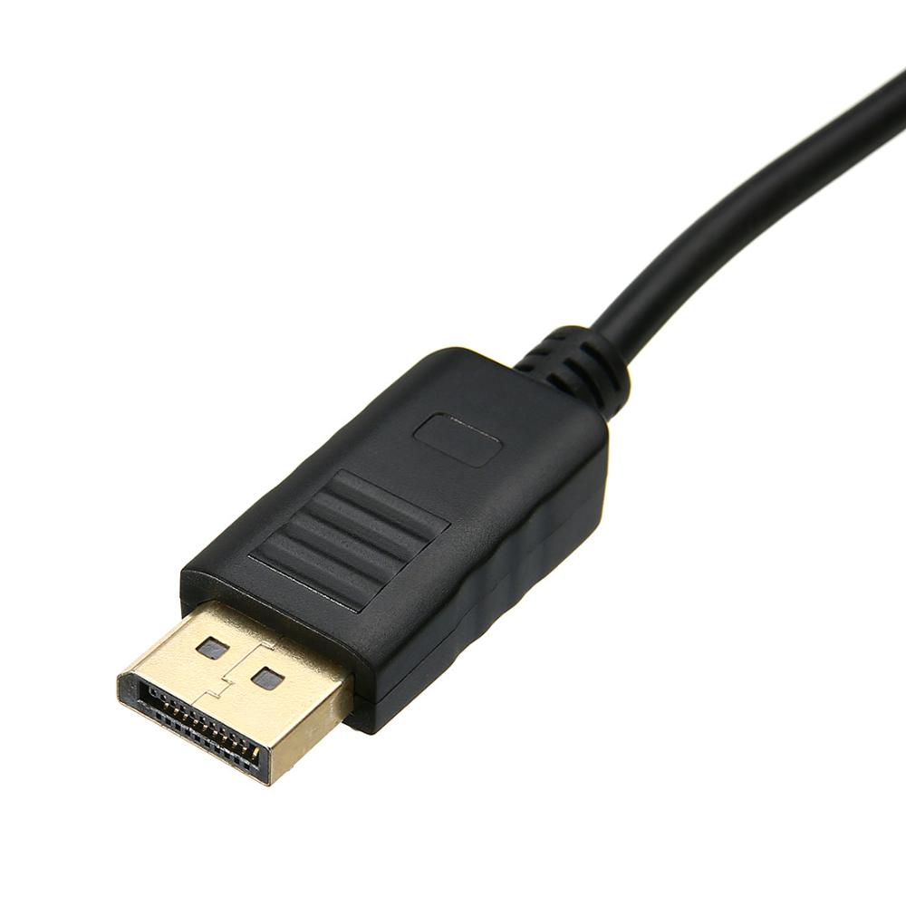Chaohong 1,8 м 6 футов высокого качества HDMI DP мужчина к VGA HD-15 Мужской кабель 1080p Дисплей порты и разъёмы VGA конвертер адаптер для портативных ПК