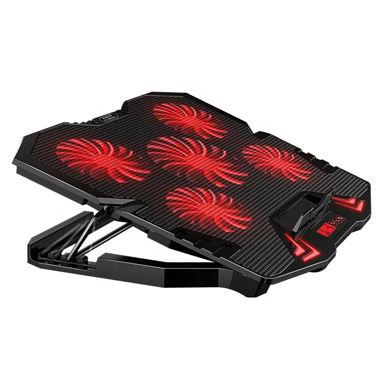 Ice coorel China supplier 5 fans laptop USB fan cooling stand