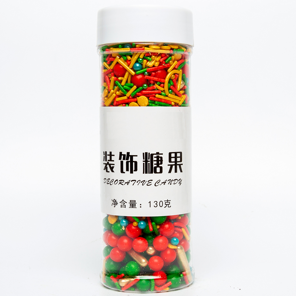 Birthday Party Baking Supplies 130g Mixed Sized Edible Sugar Pearl Sprinkles Cake Decore Sugar Beads Candy