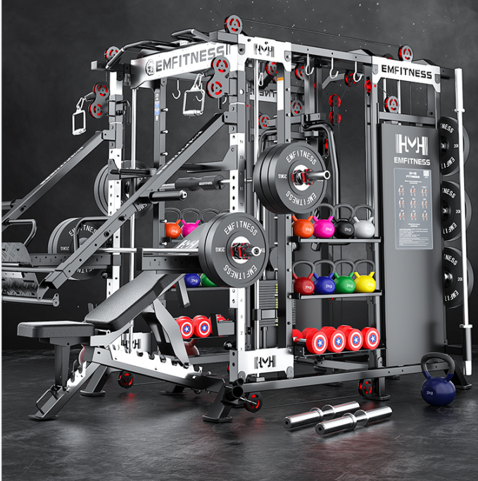 Hot Sale Multi Function Gym Equipment Exercise Smith Machine For Commercial Use