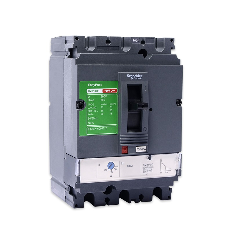 Vigi CVS серия 100A 50kA Vigi CVS100N TMD 3P25A 32A 40A 50A 63A 80A 100A автоматический выключатель утечки в литом корпусе