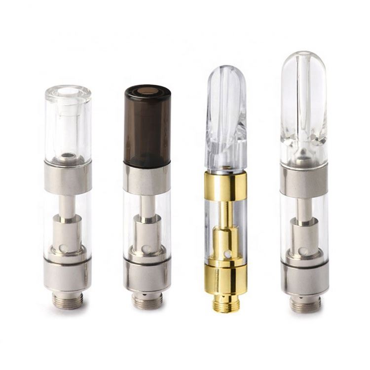 Wholesale High quality 0.5ml 0.8ml 1ml ceramic core CBD cartridge vape pen cartridge Free heavy metal