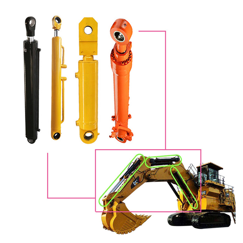 Прямая продажа с фабрики Высокое качество Dx225 Zaxis200-3 цилиндр рукоятки, дешевая цена по прейскуранту завода, экскаватор Pc60 цилиндр манипулятора