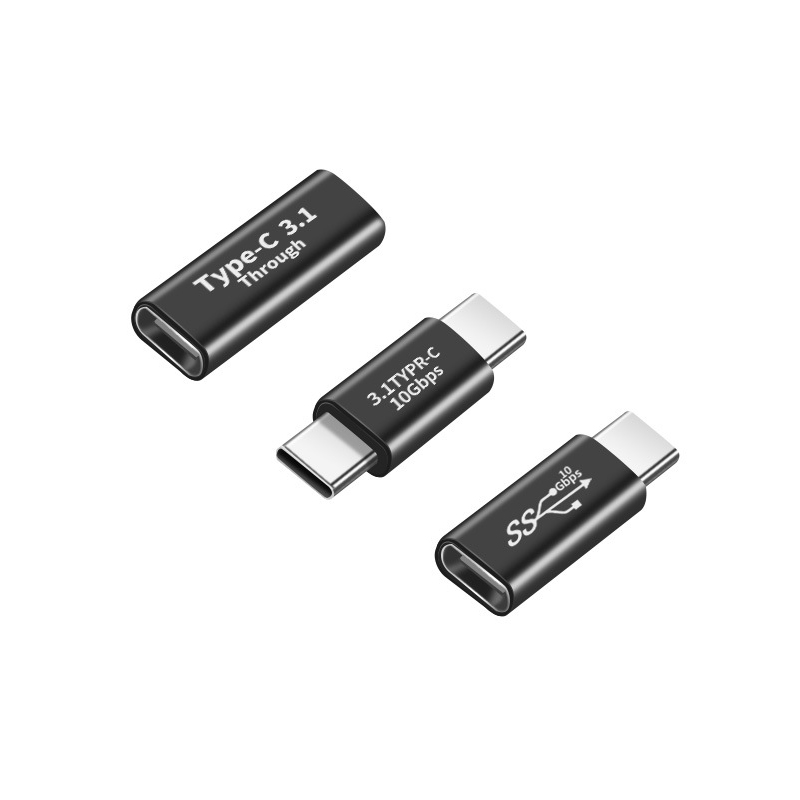 Mini Type-C USB-C Extension Coupler Adapter Male/Female to Male/Female Connector Plug Connection Plugs Up to 10Gbps
