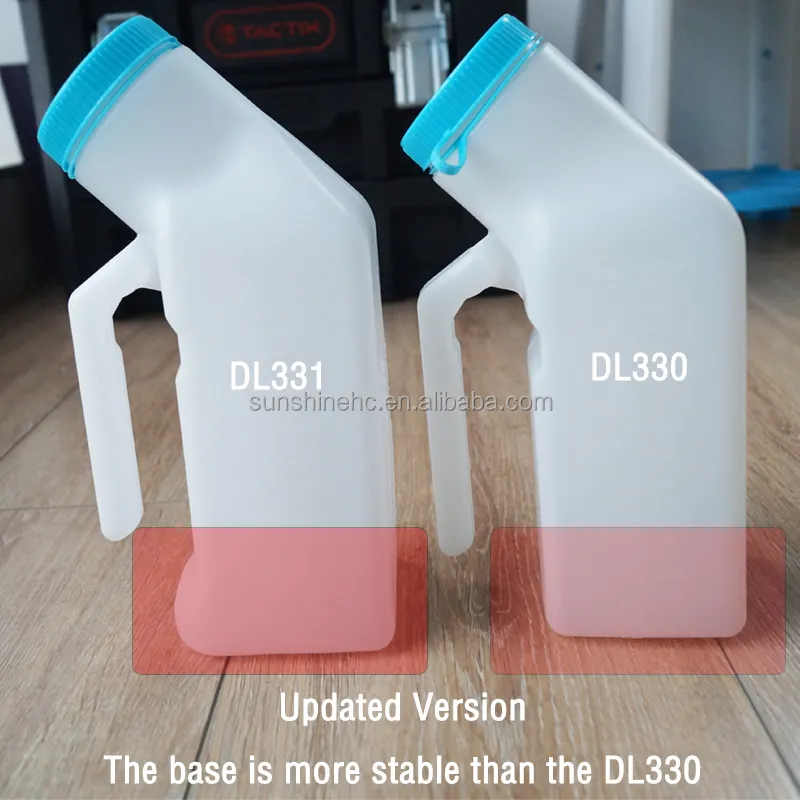 Urinal Bottle Male Urinal Pee Bottle With Spill Proof Plastic For Travel Hospital Unisex Urinal Portable Toilet Urinal For Women And Men DL331