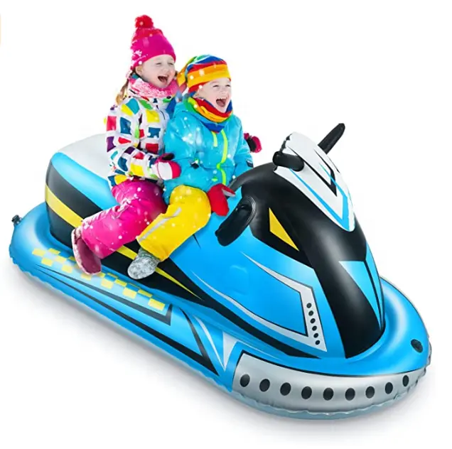 inflatable snow sled Toddlers snow tube for Sledding with Reinforced Handles Snow sled Rider for kids,adults