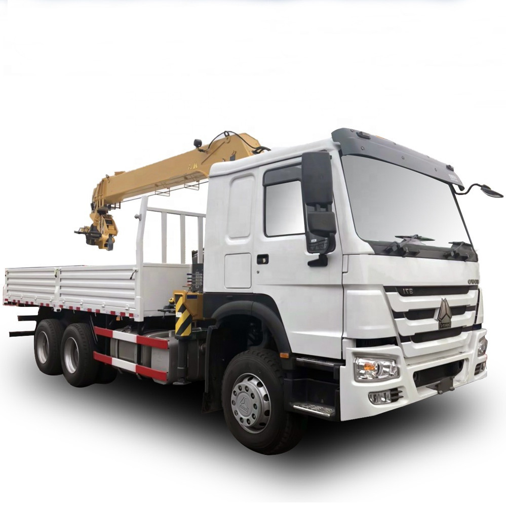 SINOTRUK HOWO Euro2 290hp 6 цилиндров 6x4 грузовик с краном 10 тонн 20 тонн