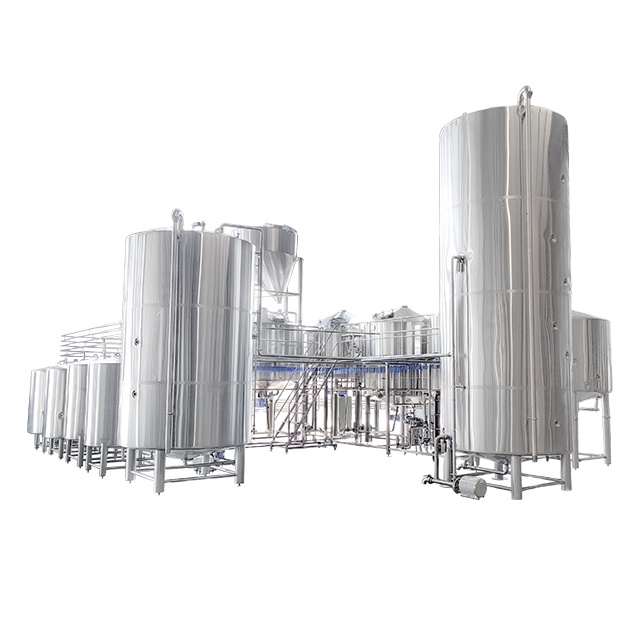 2500L 20BBL полностью готовый проект пивоваренного завода коммерческое оборудование для производства пива