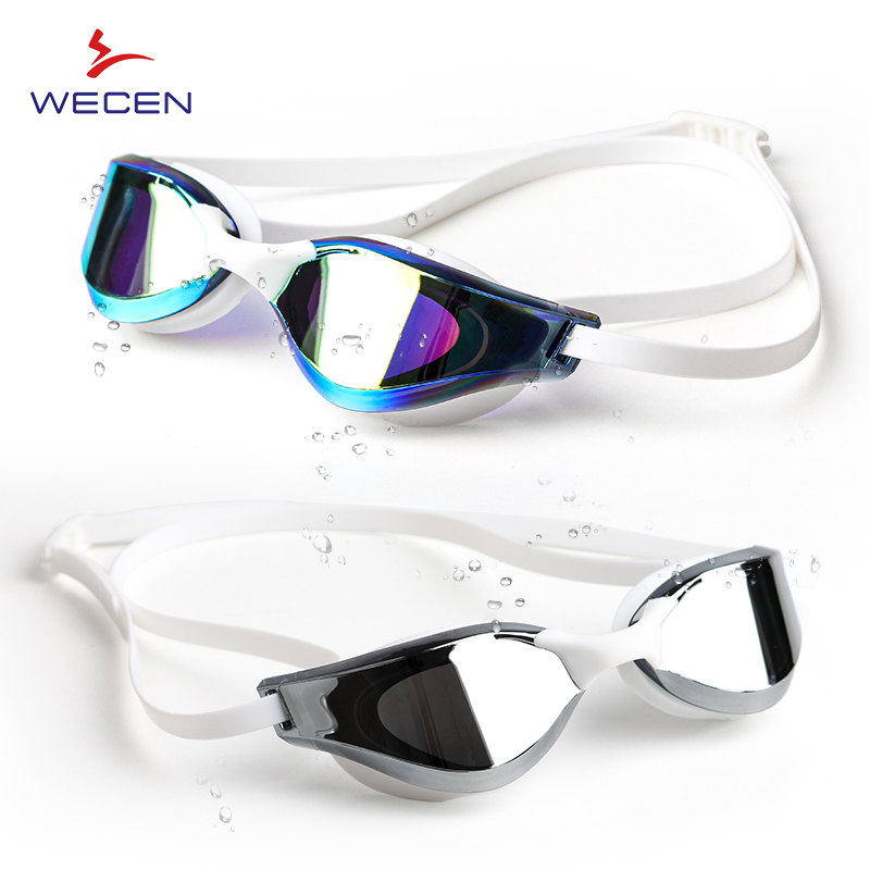 New Arrival 2024 Colorful Advanced High Definition Swim Goggles for Adult Silicone Straps Swimming Goggles Waterproof