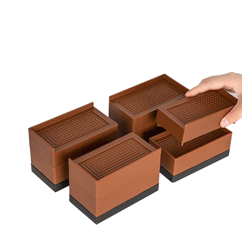 2021 European-style sofa bed risers Mute furniture legs Rubber adjustable furniture risers