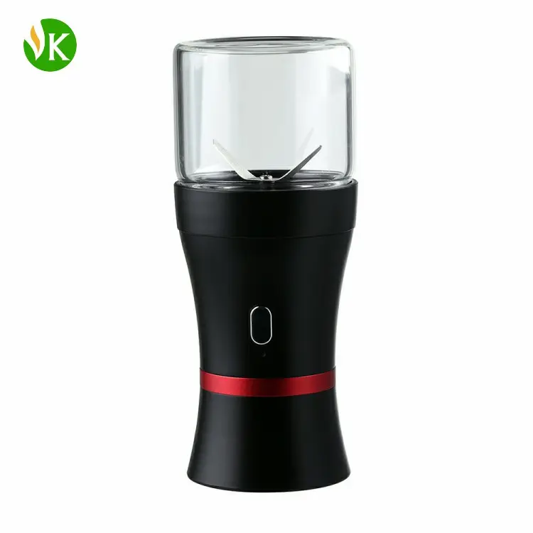 Wholesale Mini Size Portable 1100mAh Rechargeable Automatic Glass Electric Dry Herb Grinder