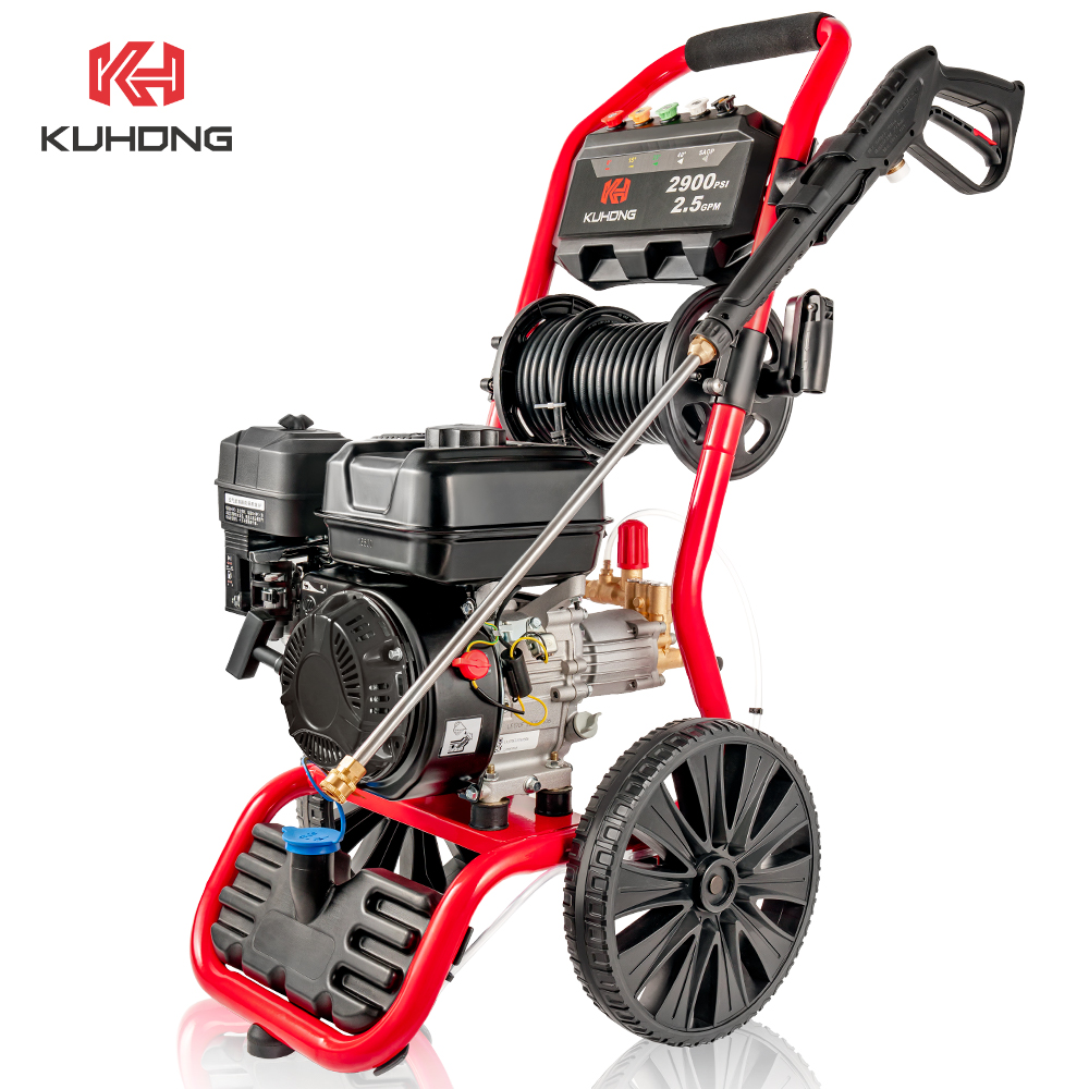 Kuhong New Commercial High-Pressure Washer with Pump Manual Cold Water Cleaning for Home Retail and Restaurant Use